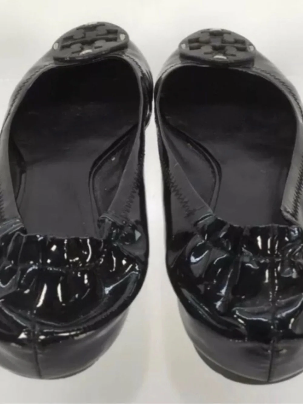 Black Patent Leather Women's Ballet Flats